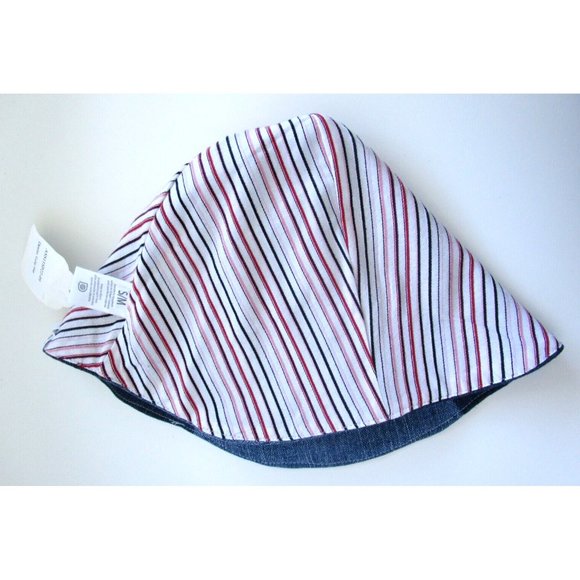 Denim Two Tone Tulip Hat Women/Girls/Teens - New with Tags - Mixed Fibers S/M - Picture 9 of 12